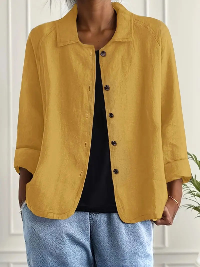 Bridget Button-Front Overshirt