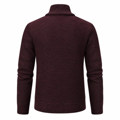 Róisín Lane | Cian Checked Stand-Collar Jacket | Red | back | Studio 1:1