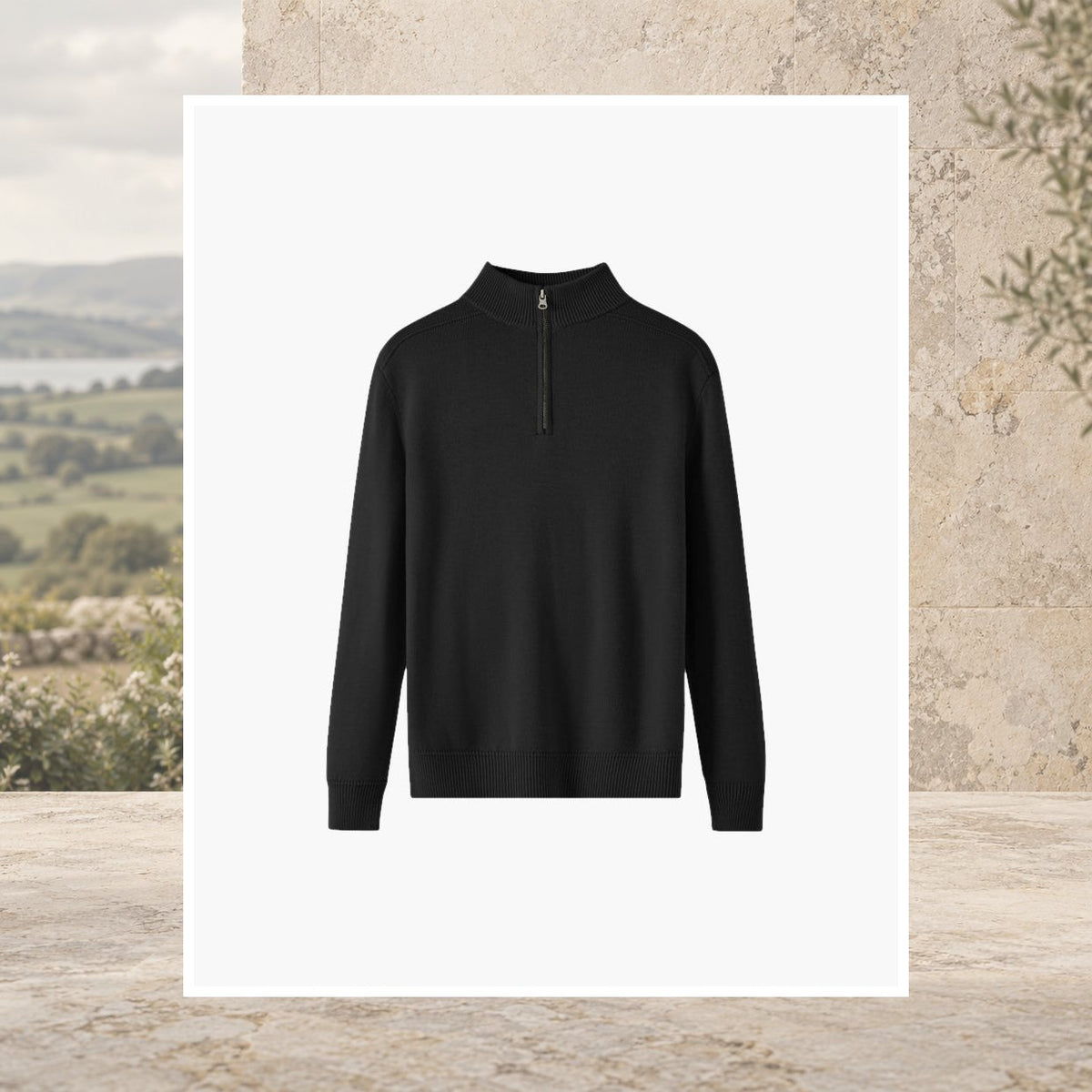 Dermot Merino Half-Zip
