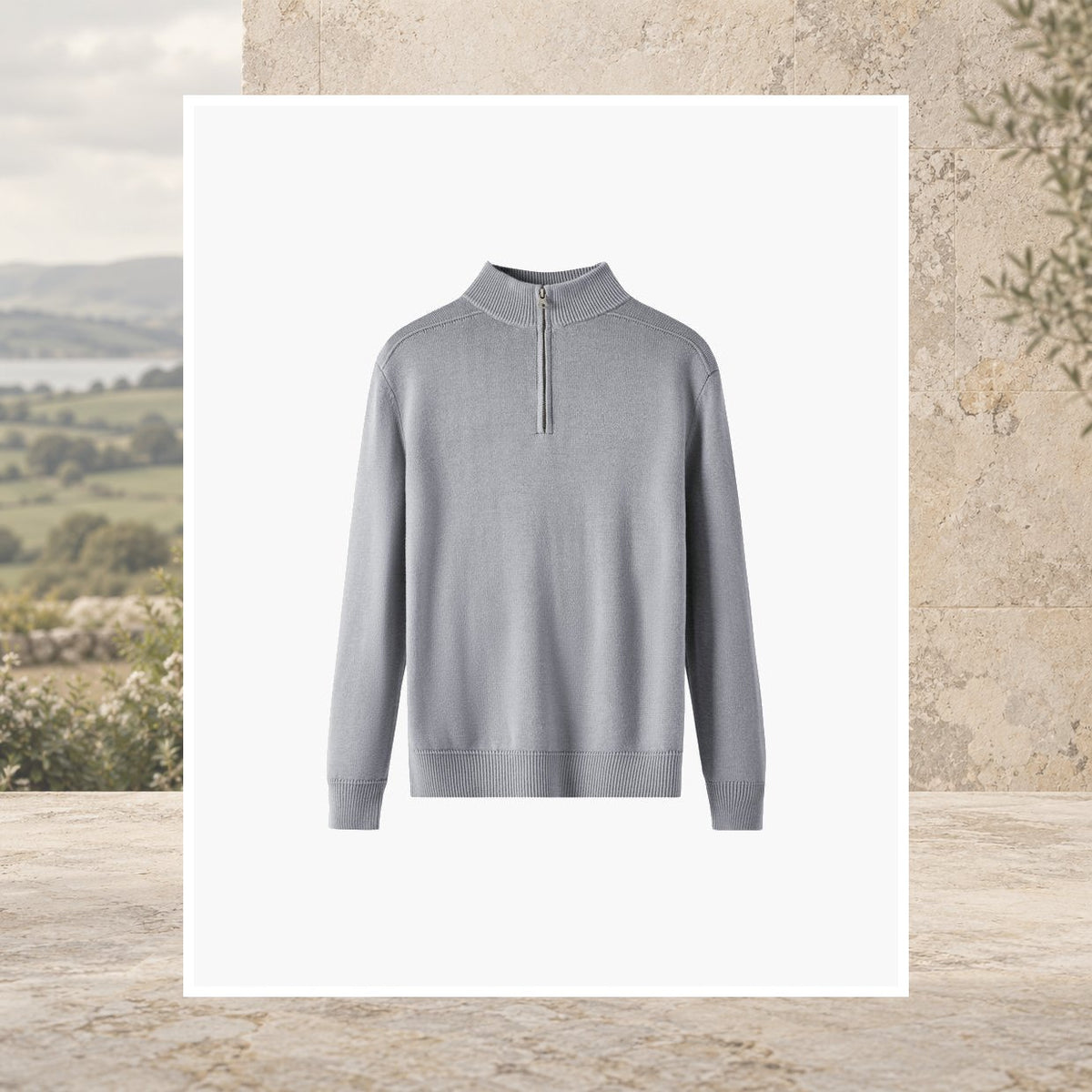 Dermot Merino Half-Zip
