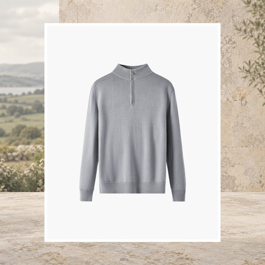 Dermot Merino Half-Zip