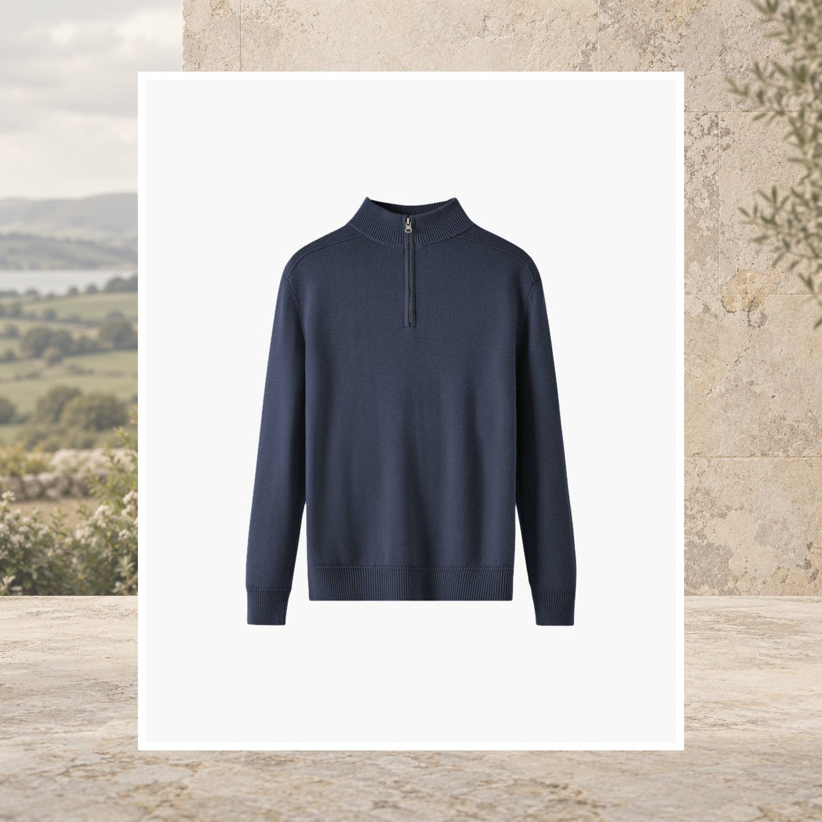 Dermot Merino Half-Zip