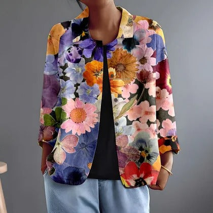 Edith Blossom Open Jacket