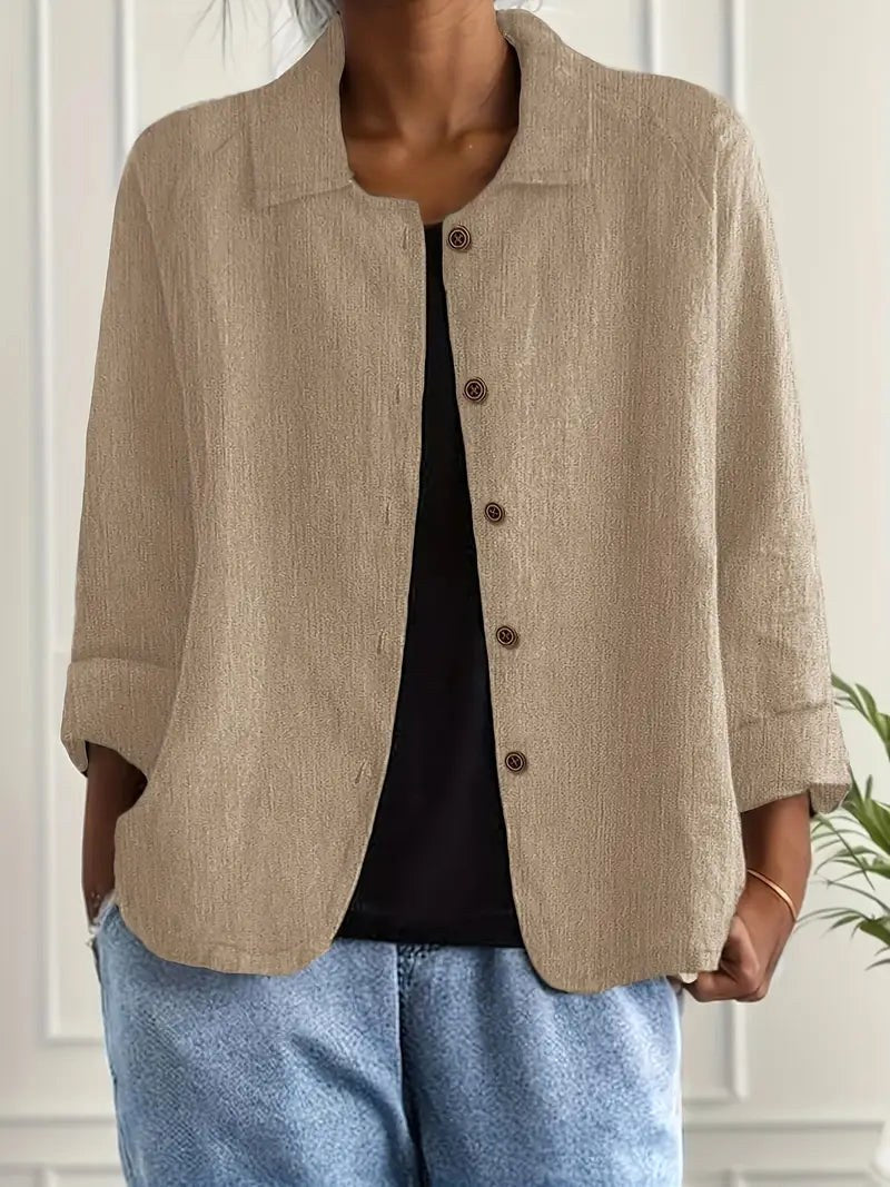 Patricia Relaxed Button Jacket